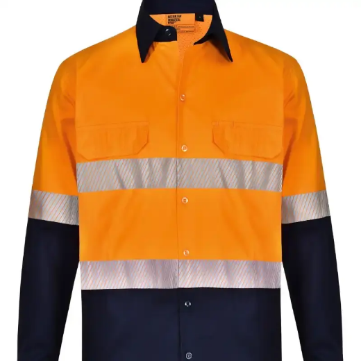 Picture of Winning Spirit, Unisex Hi Vis Cool-Breeze Safety L/S Shirt